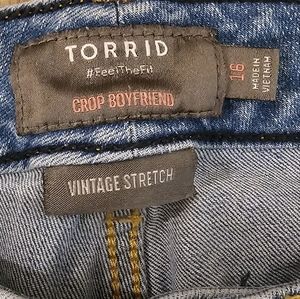 Vintage Crop boyfriend jeans